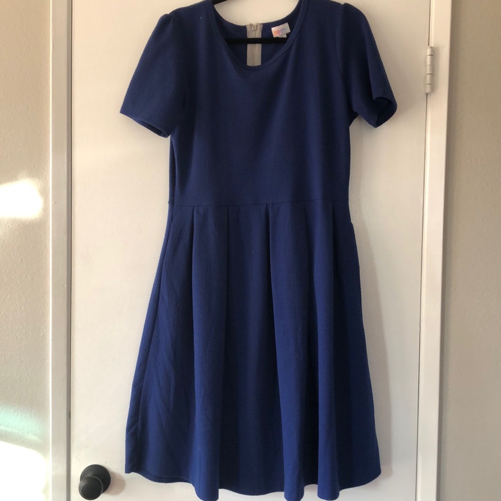 LuLaRoe Navy Amelia Dress